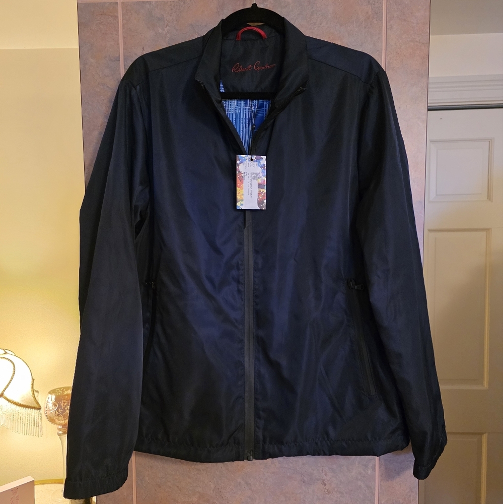 Robert Graham Blue Men's Jacket. Size Med. NWT.